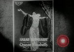 Image of French actress Sarah Bernhardt France, 1912, second 6 stock footage video 65675040021