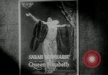 Image of French actress Sarah Bernhardt France, 1912, second 8 stock footage video 65675040021