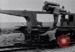 Image Français 320mm pistolet ferroviaire Western Front théâtre européen, 1918, de la seconde 4 séquences d'archives historiques vidéo 65675040041