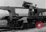 Image Français 320mm pistolet ferroviaire Western Front théâtre européen, 1918, de la seconde 6 séquences d'archives historiques vidéo 65675040041
