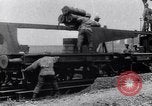 Image Français 320mm pistolet ferroviaire Western Front théâtre européen, 1918, de la seconde 8 séquences d'archives historiques vidéo 65675040041