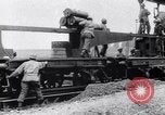 Image Français 320mm pistolet ferroviaire Western Front théâtre européen, 1918, de la seconde 9 séquences d'archives historiques vidéo 65675040041