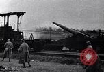 Image Français 320mm pistolet ferroviaire Western Front théâtre européen, 1918, de la seconde 16 séquences d'archives historiques vidéo 65675040041