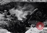 Image of French troops charge from trench World War 1 Western Front European Theater, 1918, second 7 stock footage video 65675040043