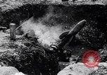 Image of French troops charge from trench World War 1 Western Front European Theater, 1918, second 8 stock footage video 65675040043