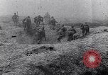 Image of French troops charge from trench World War 1 Western Front European Theater, 1918, second 12 stock footage video 65675040043
