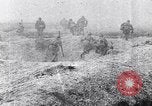 Image of French troops charge from trench World War 1 Western Front European Theater, 1918, second 13 stock footage video 65675040043