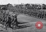 Image of American and French troops transport artillery France, 1918, second 32 stock footage video 65675040047