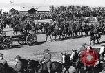 Image of American and French troops transport artillery France, 1918, second 35 stock footage video 65675040047