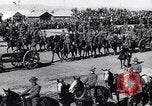 Image of American and French troops transport artillery France, 1918, second 36 stock footage video 65675040047