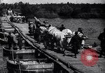 Image of American and French troops transport artillery France, 1918, second 38 stock footage video 65675040047