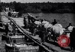 Image of American and French troops transport artillery France, 1918, second 40 stock footage video 65675040047