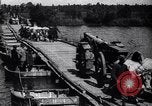 Image of American and French troops transport artillery France, 1918, second 44 stock footage video 65675040047