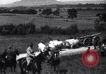 Image of American and French troops transport artillery France, 1918, second 48 stock footage video 65675040047