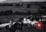Image of American and French troops transport artillery France, 1918, second 52 stock footage video 65675040047