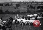 Image of American and French troops transport artillery France, 1918, second 54 stock footage video 65675040047