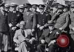 Standbild Franklin Roosevelt Casablanca Marokko, 1944, aus Sekunde 51 historischem Filmmaterial Videoclip 65675040070