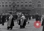 Image of funeral procession of Cardinal Mercier Belgium, 1926, second 21 stock footage video 65675040076