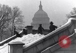 Image of Shoveling and playing in snow Washington DC USA, 1923, second 19 stock footage video 65675040078