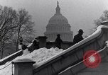 Image of Shoveling and playing in snow Washington DC USA, 1923, second 22 stock footage video 65675040078
