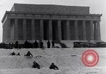 Image of Shoveling and playing in snow Washington DC USA, 1923, second 43 stock footage video 65675040078