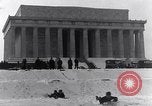 Image of Shoveling and playing in snow Washington DC USA, 1923, second 47 stock footage video 65675040078
