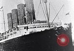 Immagine di Rivestimento Lusitania lasciando New York Oceano atlantico, 1915, secondo 4 filmato di repertorio 65675040087