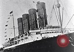 Immagine di Rivestimento Lusitania lasciando New York Oceano atlantico, 1915, secondo 5 filmato di repertorio 65675040087