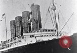 Immagine di Rivestimento Lusitania lasciando New York Oceano atlantico, 1915, secondo 6 filmato di repertorio 65675040087