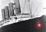 Immagine di Rivestimento Lusitania lasciando New York Oceano atlantico, 1915, secondo 8 filmato di repertorio 65675040087