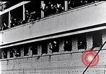 Immagine di Rivestimento Lusitania lasciando New York Oceano atlantico, 1915, secondo 22 filmato di repertorio 65675040087