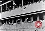 Immagine di Rivestimento Lusitania lasciando New York Oceano atlantico, 1915, secondo 23 filmato di repertorio 65675040087