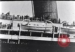 Immagine di Rivestimento Lusitania lasciando New York Oceano atlantico, 1915, secondo 42 filmato di repertorio 65675040087