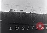 Immagine di Rivestimento Lusitania lasciando New York Oceano atlantico, 1915, secondo 47 filmato di repertorio 65675040087