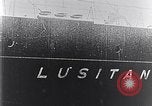 Immagine di Rivestimento Lusitania lasciando New York Oceano atlantico, 1915, secondo 48 filmato di repertorio 65675040087