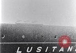 Immagine di Rivestimento Lusitania lasciando New York Oceano atlantico, 1915, secondo 49 filmato di repertorio 65675040087