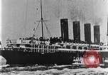 Immagine di Rivestimento Lusitania lasciando New York Oceano atlantico, 1915, secondo 52 filmato di repertorio 65675040087