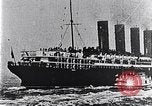 Immagine di Rivestimento Lusitania lasciando New York Oceano atlantico, 1915, secondo 53 filmato di repertorio 65675040087