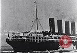 Immagine di Rivestimento Lusitania lasciando New York Oceano atlantico, 1915, secondo 56 filmato di repertorio 65675040087