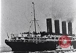 Immagine di Rivestimento Lusitania lasciando New York Oceano atlantico, 1915, secondo 57 filmato di repertorio 65675040087