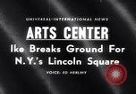 Standbild Präsident Eisenhower New York City USA, 1959, aus Sekunde 1 historischem Filmmaterial Videoclip 65675040106