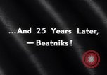 Image of collegiate beatniks Paris France, 1959, second 3 stock footage video 65675040114