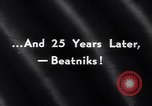 Image of collegiate beatniks Paris France, 1959, second 4 stock footage video 65675040114