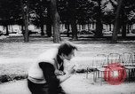 Image of collegiate beatniks Paris France, 1959, second 27 stock footage video 65675040114