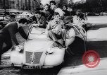 Image of collegiate beatniks Paris France, 1959, second 46 stock footage video 65675040114