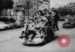 Image of collegiate beatniks Paris France, 1959, second 49 stock footage video 65675040114