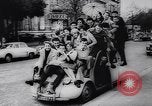 Image of collegiate beatniks Paris France, 1959, second 50 stock footage video 65675040114