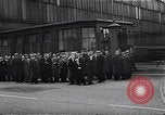 Image of British shipyard workers on strike United Kingdom, 1951, second 11 stock footage video 65675040116