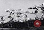 Image of British shipyard workers on strike United Kingdom, 1951, second 20 stock footage video 65675040116