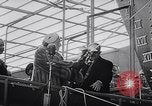 Image of British shipyard workers on strike United Kingdom, 1951, second 54 stock footage video 65675040116